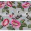 Custom beautiful chiffon embroidery design ladies dress fabrics