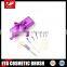 7pcs Convenient Travel Makeup Brush Set in Purple pouch