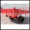 Super quality single axle 4 wheels oil brake wheel cylinder farm trailer for garden tractor