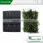 Hydroponic system vertical, living wall with irrigation system
