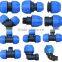 Multi-color PP Compression Fittings for PE Pipe
