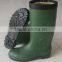 2016 hot rain boots with buckles and braid design