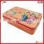 rectangular lovely customed card game tin box