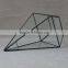 Indoor decor clear plant container hanging geometric glass terrarium