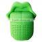 FDA Silicone Big Tongue Shape Tea Filters Strainers