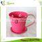 wholesale coffee tea cup shaped flower pot with saucer