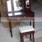 Black French Mirror Dressing Table