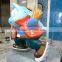 Fiberglass frog cartoon man sculptrue
