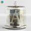 wide mouth mercury silver glass dome lid candle jar glass cloche