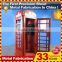 OEM outdoor telephone booth with steel metal construction