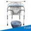 Lightweight Economy Folding Commode Chair Portable Toilet with Pan H0200
