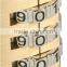Brass high security luggage outdoor combination mini padlock