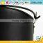Fireplace Accessories Ash Coal Bucket Powder Coated Black Fire Coal Metal Ash Bucket