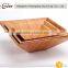 Custum useful eco-friendly bamboo sugar and snacks storage box