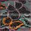 Lovely colorful butterfly embroidery design french lace fabric for dress