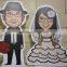 2016 hot sale 3D paper material lovely wedding invitation card luxury
