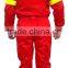 mens button front hi vis fire retardant workwear coverall suit