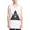 New Arrival White Letters Printed Vest for Men