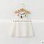F10017A New Style Girls Tassel Halter Dress Pattern Girls Summer Dress