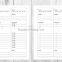 Spiral binding full color printing notebook custom ,school & office cheap planner printing