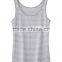 custom wholesale cross stripe gym tank top women manufacturer in china