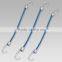 flat/plastic/chairs/latex/trampoline/casino bungee cord with hook or key chain