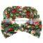 Wholesale Top Quality Kids Cotton Hair Band With A Big Bow Headband Full Printing With Flower