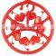 Cute hanger with 8 clips decorative kids cartoon clothes hanger