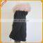Jsfur Wholesale Women Winter Fur Clothes Black Parka