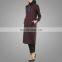 Simple Muslim Plaid Tunic Tredy Arabic Top Dubai Abaya