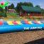 Colorful rainbow PVC tarpaulin air jumping pad for kids