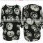 OEM Floral Print Clothing Mesh Causal Plus Size Women T-Shirt