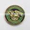 Factory low price Silver Military Challenge Coins with enamel logo