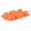 Free Sample Food Grade Heat resistant Nontoxic Silicone Cake Mold Baking Mousse Pudding Mold Tool 6holes