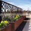 Corten Steel Screen Planter Boxes for sales