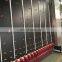Vertical washing and drying glass processing machine