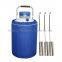 6l cryogenic refrigerated liquid nitrogen containers YDS-6 for vaccine storage