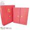Cardboard Beautiful Shiny Paper Wine Box Double Door Open For Bottle