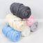 Braid Chunky Knitting Yarn Giant Chunky Cotton Tube Yarn For Knot Pillow