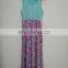2019 summer mother daughter Long maxi dresses family look clothing mom and daughter chevron dres (this link for girls,1-10years)