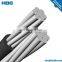 Aluminum Conductor XLPE Insulated 2x10mm 2x16mm overhead cable