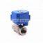 New Product 3.6V DN15 Stainless Steel 304  Solenoid Stainless Ball Water Motorized water leakage detector Valve