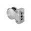 Customized Various Stainless Steel Glass Door Clamp 6-12mm Rubber Gasket with Flat Back Base