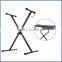 Retail conductor music keyboard stand factory price