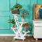 Flower rack solid wood living room indoor balcony simple multi-layer floor type retro European Chinese white wood Chlorophytum bonsai green flesh saving space large flower pot decoration shelf