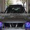LED headlight assembly angel eye daytime running light car body parts for nissan headlamp with turn signal