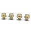 PT1/4 round head grease fitting Brass button type grease cup