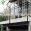 Balcony used safty iron stair handrail zinc steel guard rail