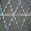 hot dipped galvanized diamond razor barbed wire mesh fence low price