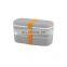 600Ml Healthy Material Lunch Box 2 Layer Wheat Straw Bento Boxes Microwave Dinnerware Food Storage Small Plastic Lunchbox